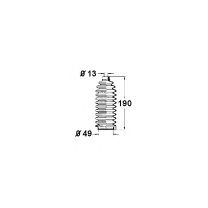 Foto Kit soffietto, Sterzo OCAP 1211151