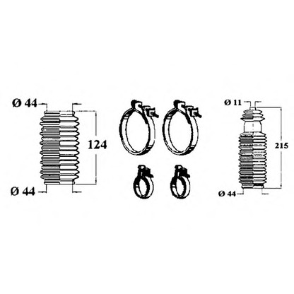 Photo Bellow Set, steering OCAP 0900323