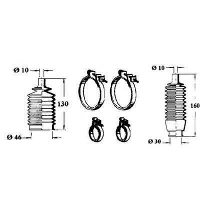 Photo Bellow Set, steering OCAP 0900955