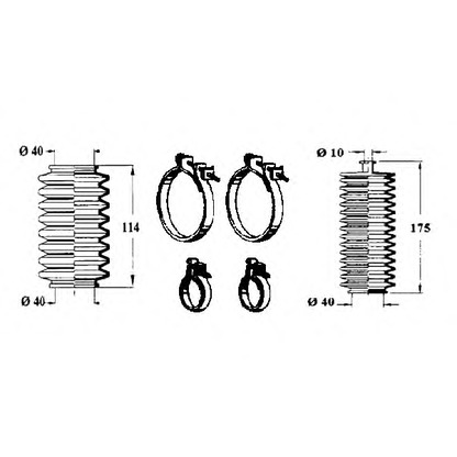 Photo Bellow Set, steering OCAP 0901546