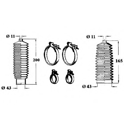 Photo Bellow, steering OCAP 0901611