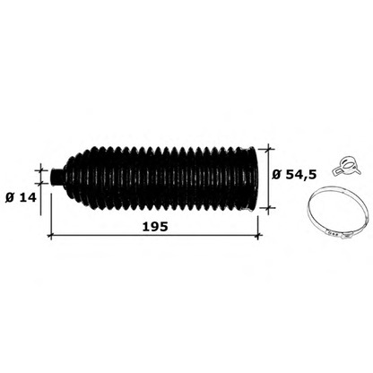 Foto Kit soffietto, Sterzo OCAP 0902314