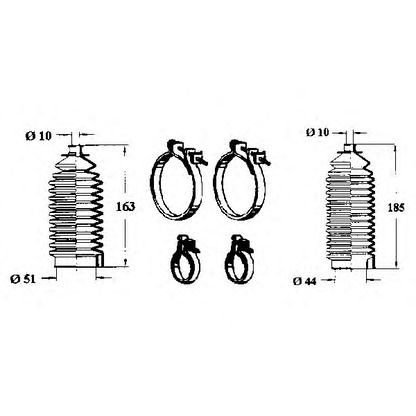 Photo Bellow Set, steering OCAP 0902872