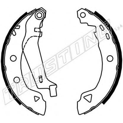 Photo Brake Shoe Set TRUSTING 004008Y