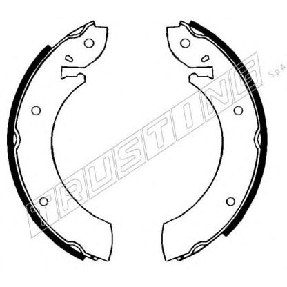 Photo Brake Shoe Set TRUSTING 040074