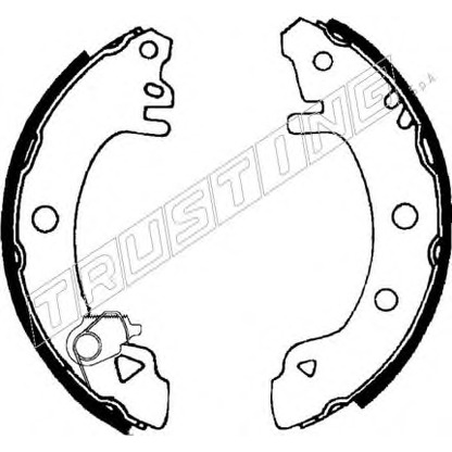 Photo Brake Shoe Set TRUSTING 040123Y