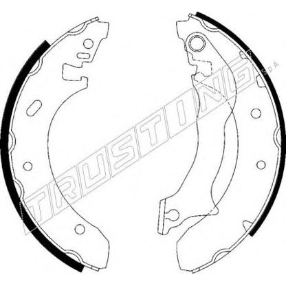 Photo Brake Shoe Set TRUSTING 040138