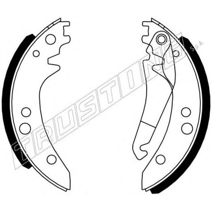 Photo Brake Shoe Set TRUSTING 052125