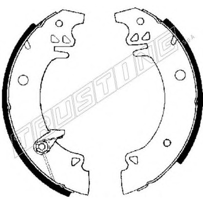 Photo Brake Shoe Set TRUSTING 079177Y