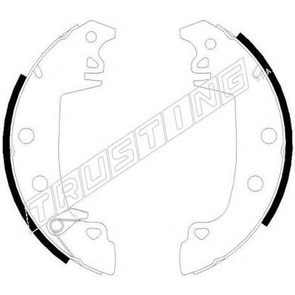 Photo Brake Shoe Set TRUSTING 079187Y