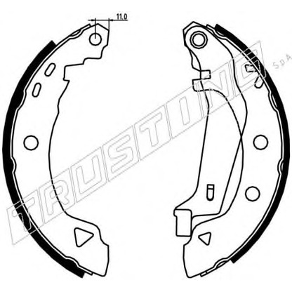 Photo Brake Shoe Set TRUSTING 088218Y