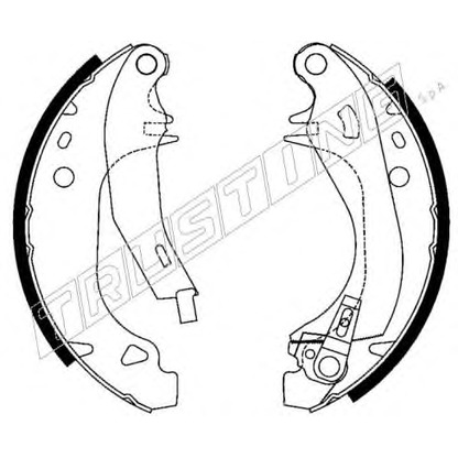 Photo Brake Shoe Set TRUSTING 088227Y