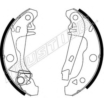 Photo Brake Shoe Set TRUSTING 088228Y