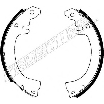 Photo Brake Shoe Set TRUSTING 100207