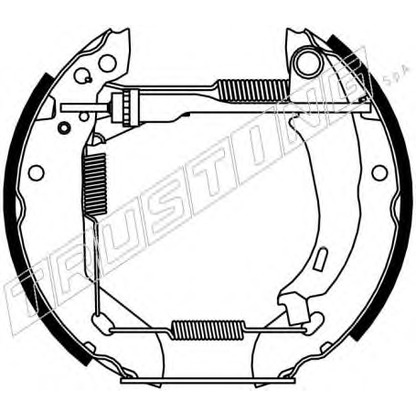 Photo Brake Shoe Set TRUSTING 6020