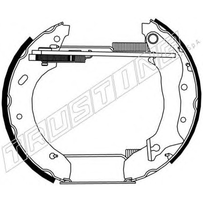 Photo Brake Shoe Set TRUSTING 6104