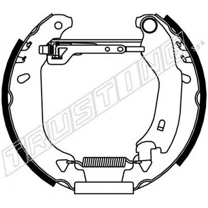 Фото Комплект тормозных колодок TRUSTING 6108