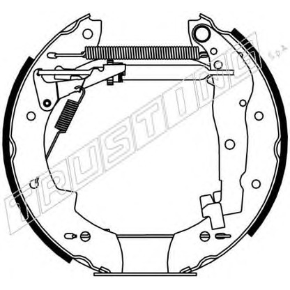 Photo Brake Shoe Set TRUSTING 6125