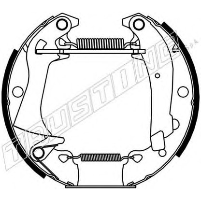 Photo Brake Shoe Set TRUSTING 6133