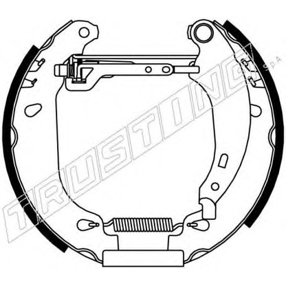 Foto Juego de zapatas de frenos TRUSTING 6161