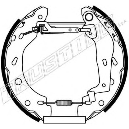 Photo Brake Shoe Set TRUSTING 6186