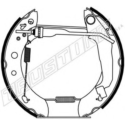 Photo Brake Shoe Set TRUSTING 6212