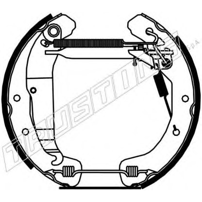 Foto Juego de zapatas de frenos TRUSTING 6214