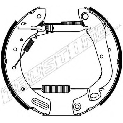 Photo Brake Shoe Set TRUSTING 6221