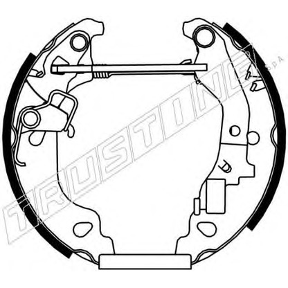 Photo Brake Shoe Set TRUSTING 6234