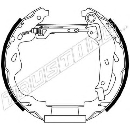 Photo Brake Shoe Set TRUSTING 6275