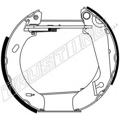 Photo Brake Shoe Set TRUSTING 6283