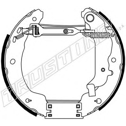 Photo Brake Shoe Set TRUSTING 6284