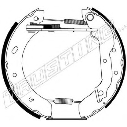 Photo Brake Shoe Set TRUSTING 6308