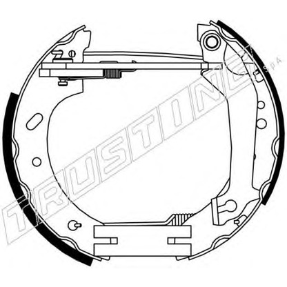 Фото Комплект тормозных колодок TRUSTING 6312