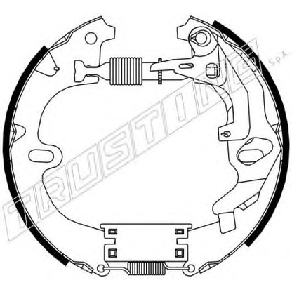 Photo Brake Shoe Set TRUSTING 6321