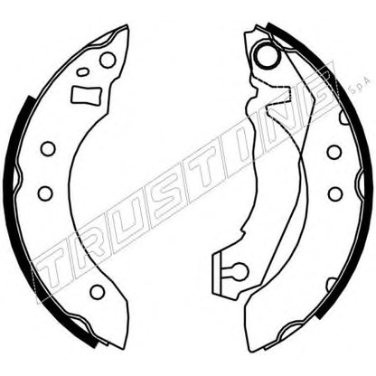 Photo Brake Shoe Set TRUSTING 7007