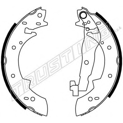 Photo Brake Shoe Set TRUSTING 7019