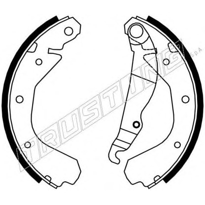 Photo Brake Shoe Set TRUSTING 7036