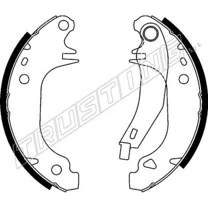 Photo Brake Shoe Set TRUSTING 7111