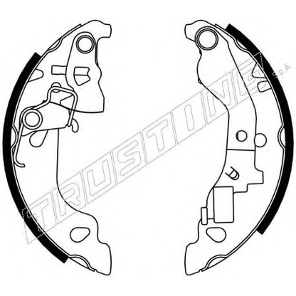 Photo Brake Shoe Set TRUSTING 7167