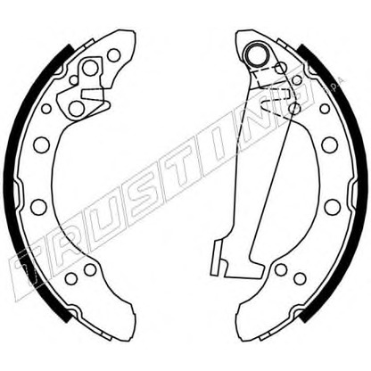 Photo Brake Shoe Set TRUSTING 7169