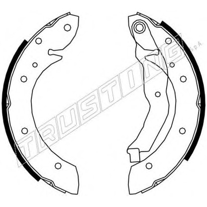 Photo Brake Shoe Set TRUSTING 7179