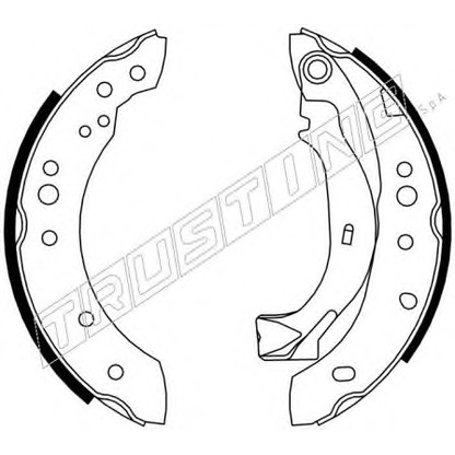 Photo Brake Shoe Set TRUSTING 7197