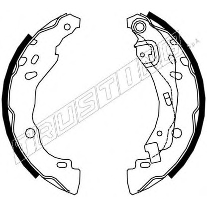 Photo Brake Shoe Set TRUSTING 7219