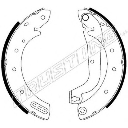 Photo Brake Shoe Set TRUSTING 7221