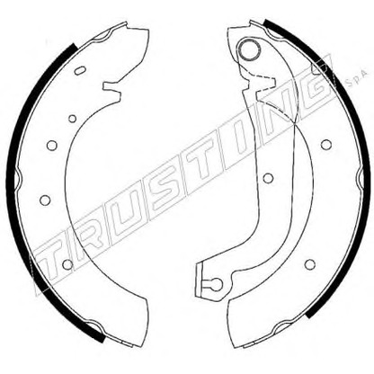 Photo Brake Shoe Set TRUSTING 7241