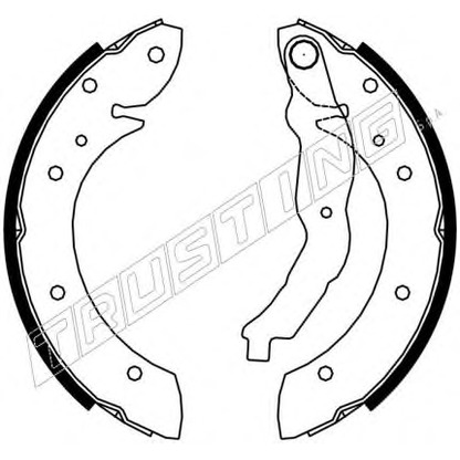 Photo Brake Shoe Set TRUSTING 7249