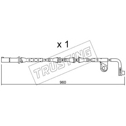 Foto Warnkontakt, Bremsbelagverschleiß TRUSTING SU220