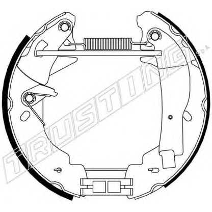 Photo Brake Shoe Set TRUSTING 6351