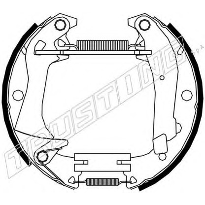 Foto Bremsbackensatz TRUSTING 6364